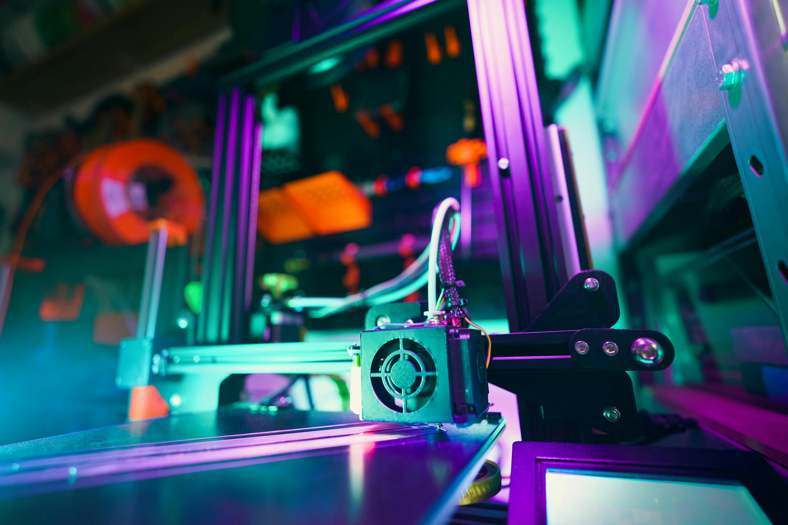 3D printing equipment used in tech product manufacturing